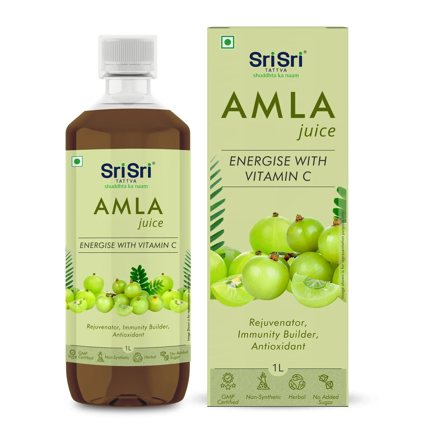 Show details for Sri Sri Tattva Amla Juice - 1L Picture of Sri Sri Tattva Amla Juice - 1L