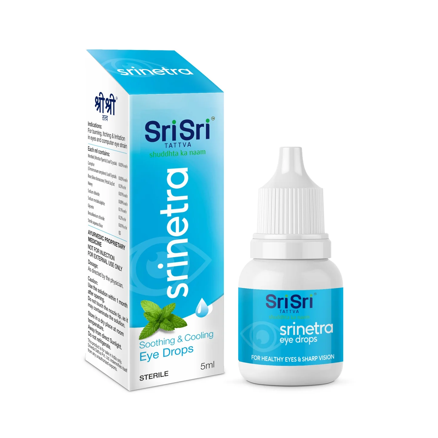 Show details for Sri Sri Tattva Srinetra Eye Drops - 5 ML Picture of Sri Sri Tattva Srinetra Eye Drops - 5 ML