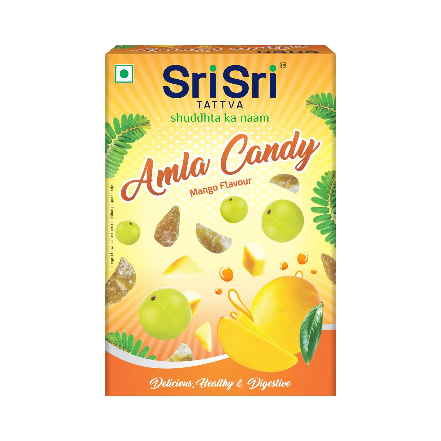Show details for Sri Sri Tattva Amla Candy Mango Flavour - 400 GM Picture of Sri Sri Tattva Amla Candy Mango Flavour - 400 GM
