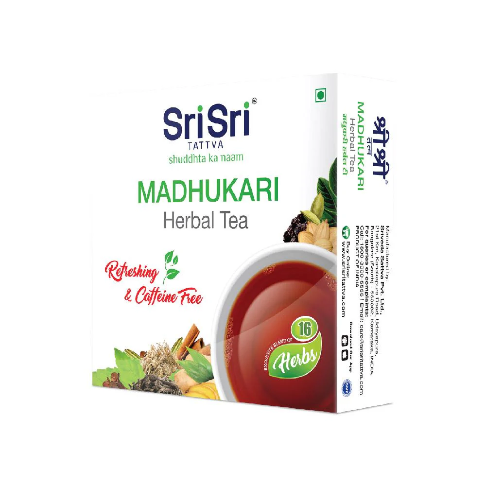 Show details for Sri Sri Tattva Madhukari Herbal Tea - 100 GM Picture of Sri Sri Tattva Madhukari Herbal Tea - 100 GM