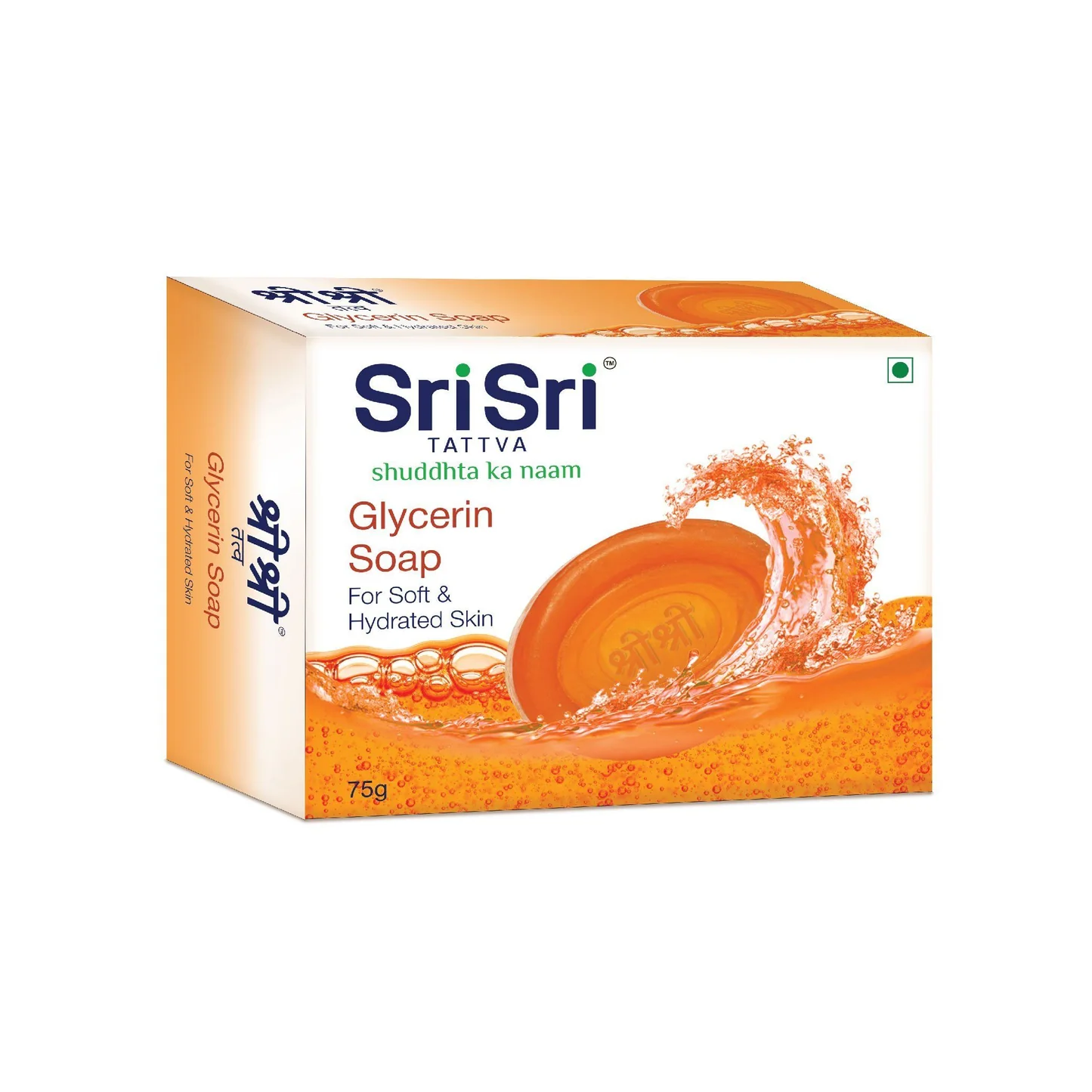 Show details for Sri Sri Tattva Glycerin Soap - 75 GM Picture of Sri Sri Tattva Glycerin Soap - 75 GM