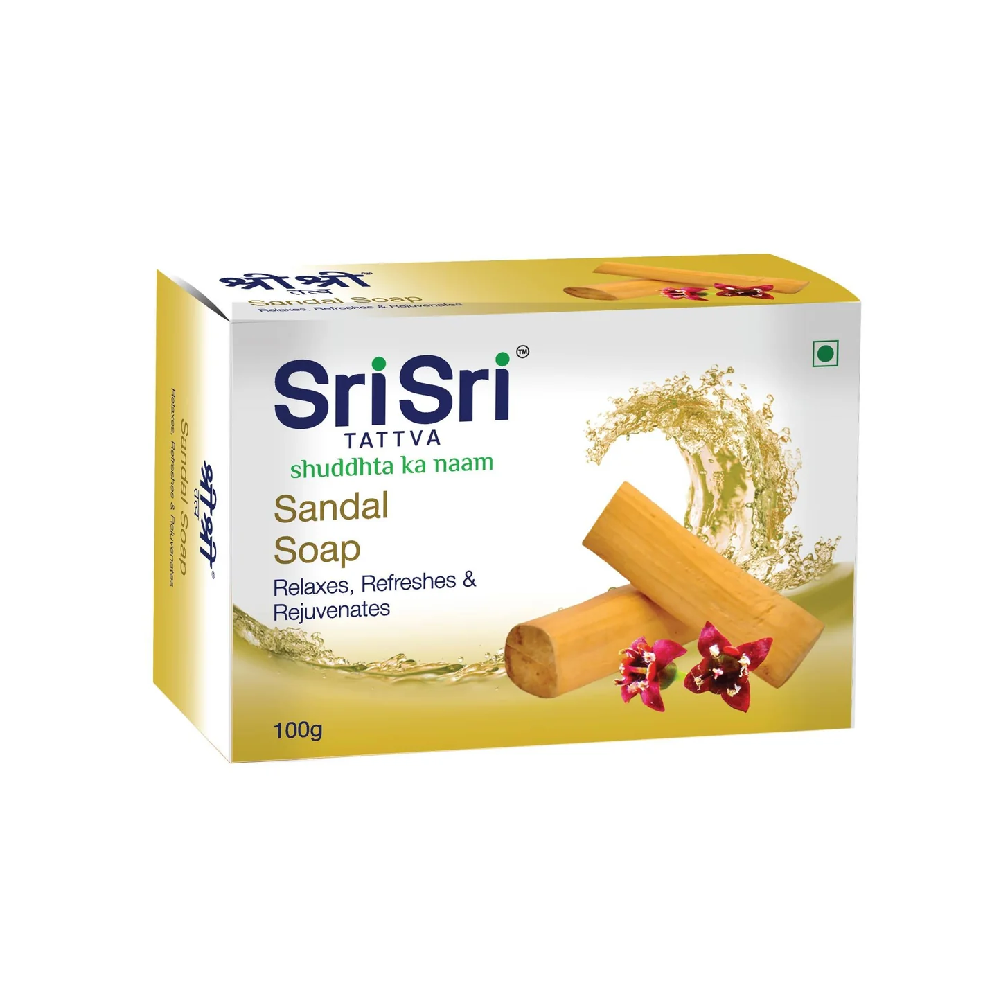 Show details for Sri Sri Tattva Sandal Soap - 100 GM Picture of Sri Sri Tattva Sandal Soap - 100 GM