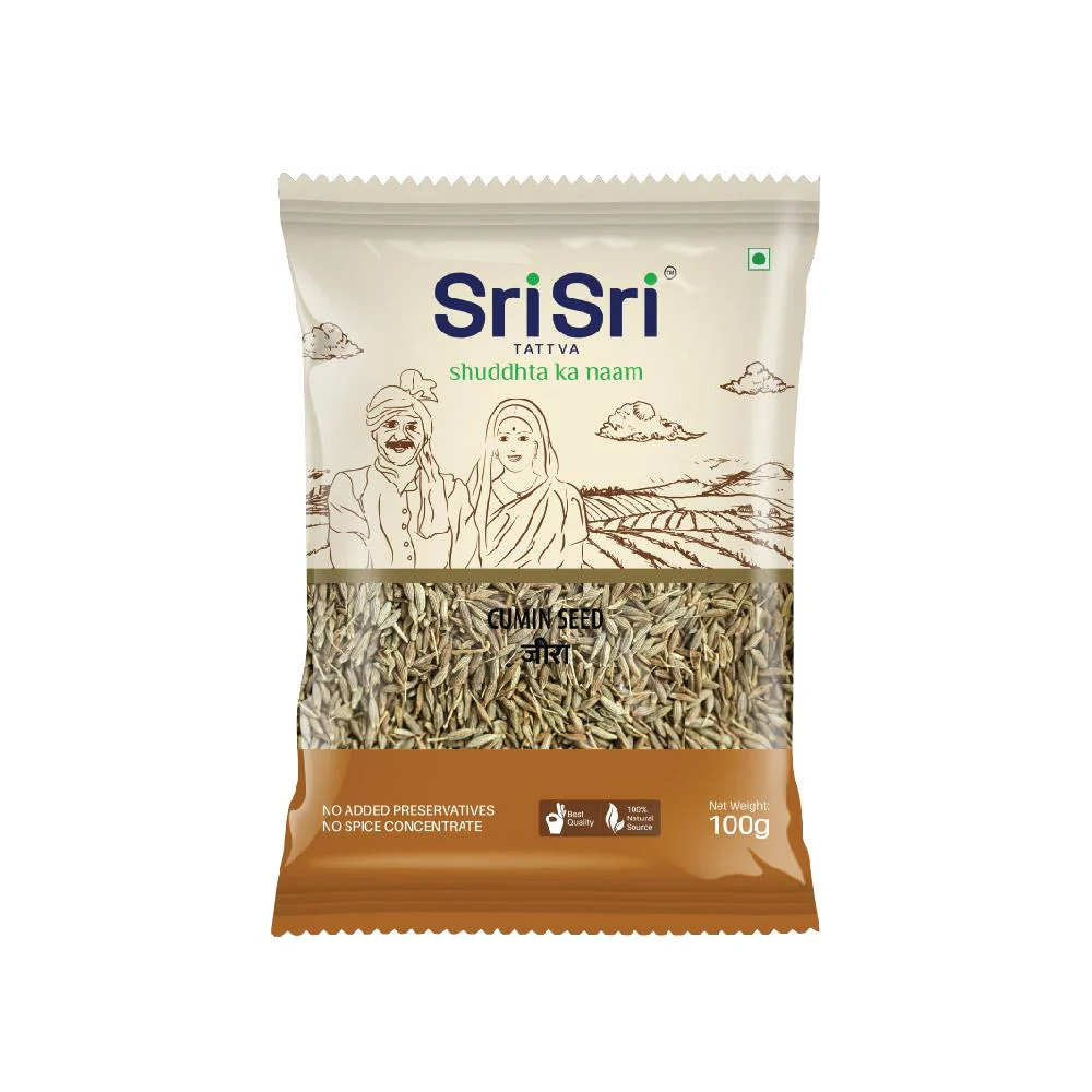 Show details for Sri Sri Tattva Cumin Seeds Jeera - 100 GM Picture of Sri Sri Tattva Cumin Seeds Jeera - 100 GM