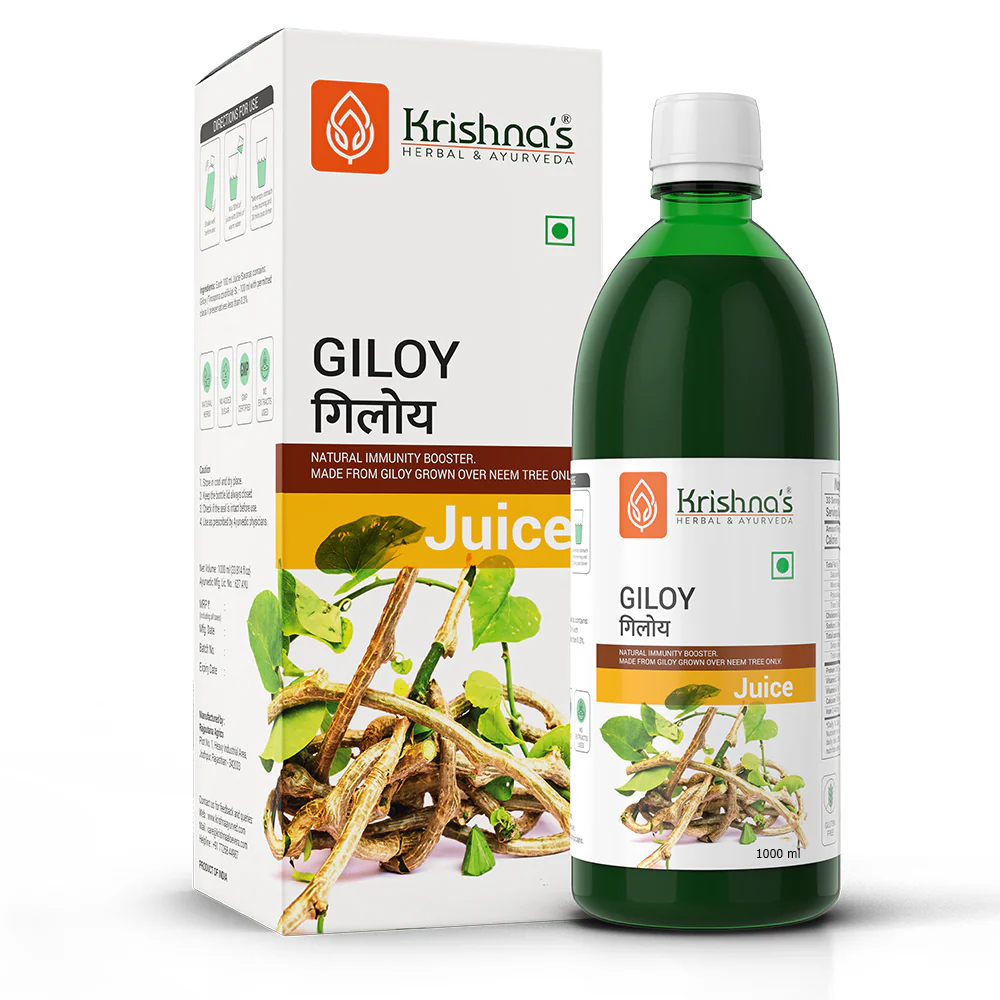 Show details for Krishna's Herbal & Ayurveda Giloy Juice - 1000 ML Picture of Krishna's Herbal & Ayurveda Giloy Juice - 1000 ML