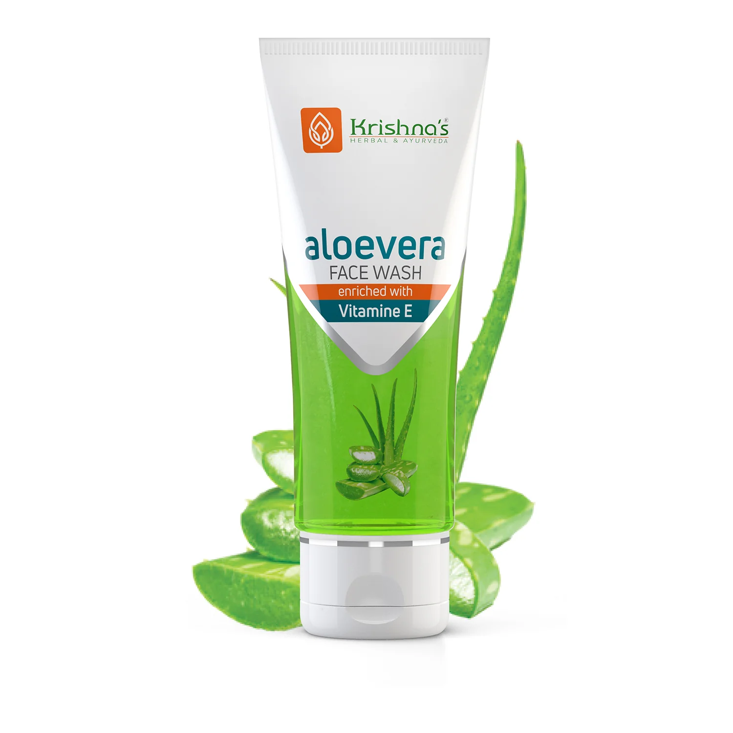 Show details for Krishna's Herbal & Ayurveda Aloe vera Face Wash - 100 ML Picture of Krishna's Herbal & Ayurveda Aloe vera Face Wash - 100 ML