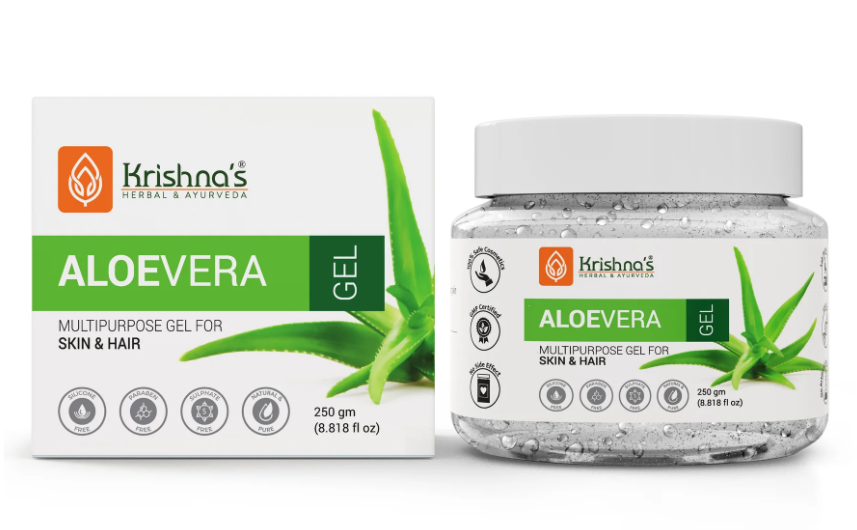 Show details for Krishna's Herbal & Ayurveda Aloevera Gel - 250 GM Picture of Krishna's Herbal & Ayurveda Aloevera Gel - 250 GM