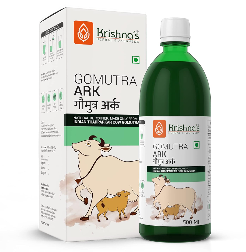 Picture of Krishna's Herbal & Ayurveda Gomutra Ark - 500 ML