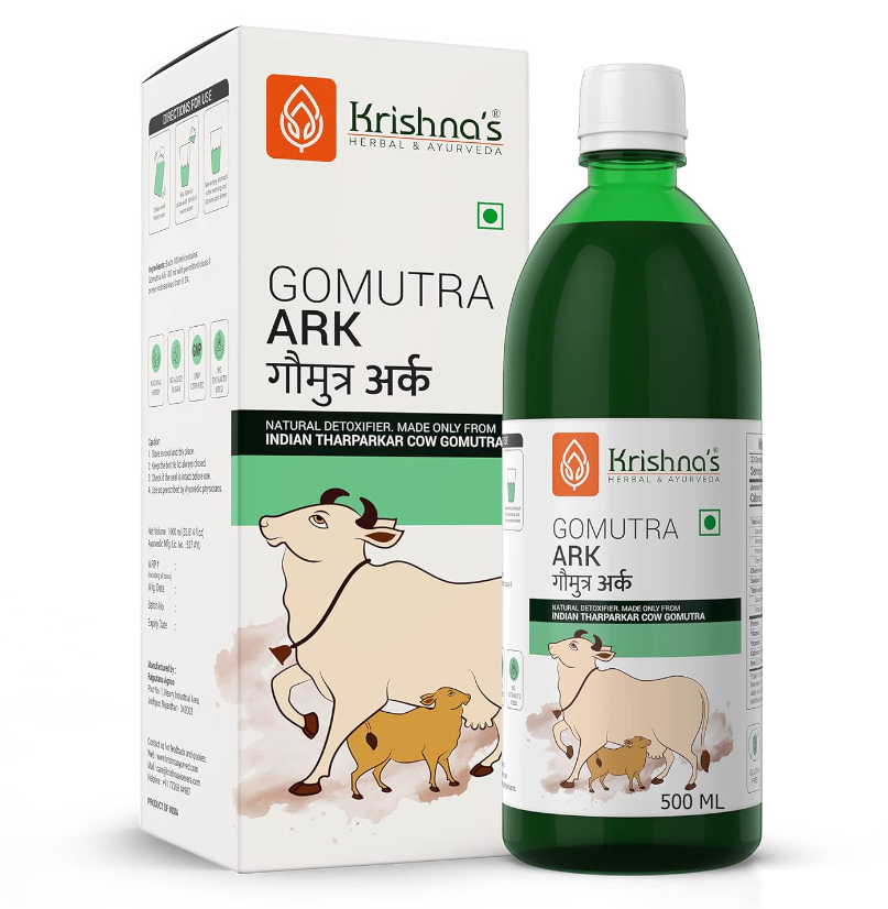 Show details for Krishna's Herbal & Ayurveda Gomutra Ark - 500 ML Picture of Krishna's Herbal & Ayurveda Gomutra Ark - 500 ML