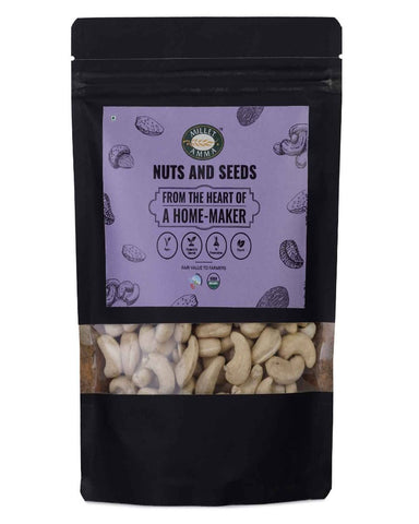 Picture of Millet Amma Organic Cashew Nuts - 250 GM