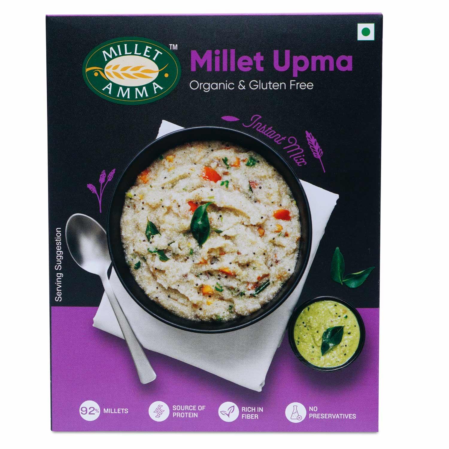 Show details for Millet Amma Millet Upma Mix - 250 GM Picture of Millet Amma Millet Upma Mix - 250 GM