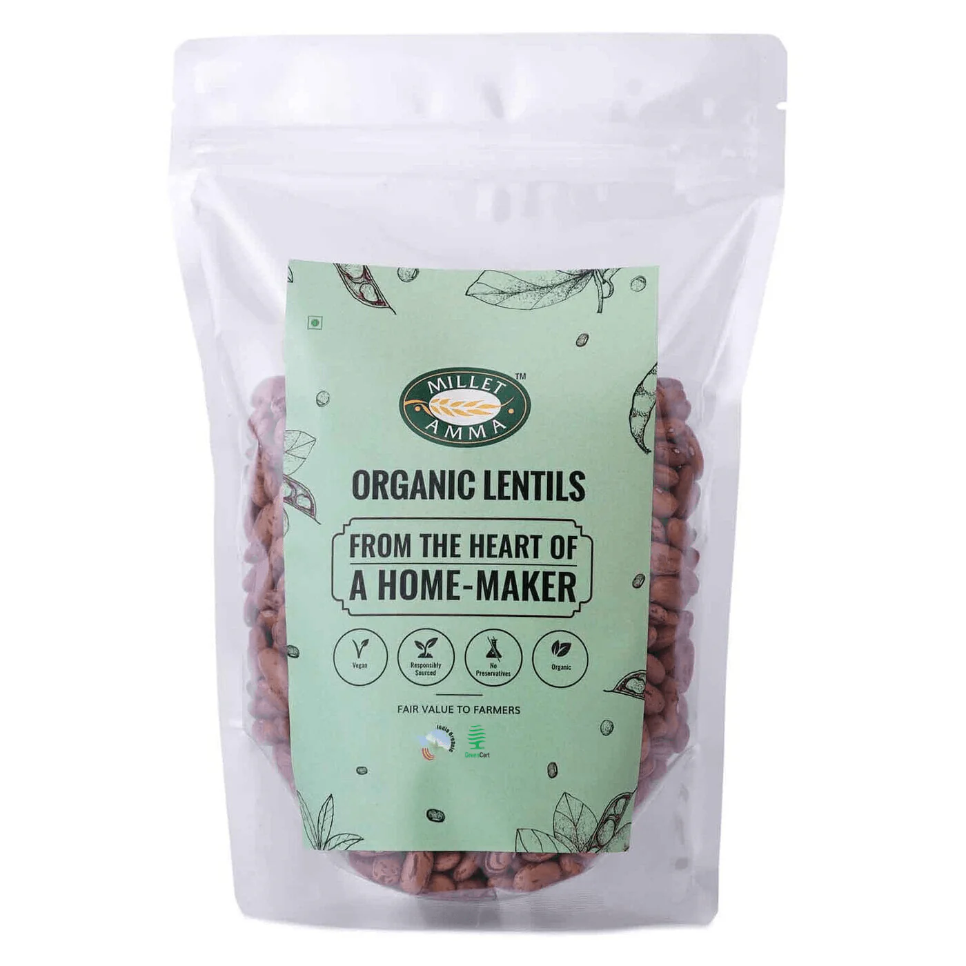 Show details for Millet Amma Organic Rajma Chitra - 500 GM Picture of Millet Amma Organic Rajma Chitra - 500 GM