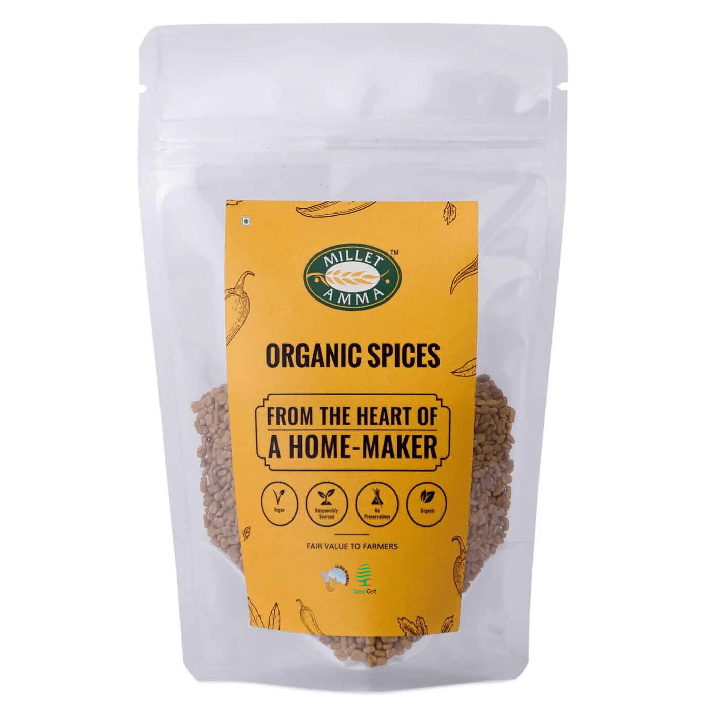 Show details for Millet Amma Methi Seeds - 200 GM Picture of Millet Amma Methi Seeds - 200 GM