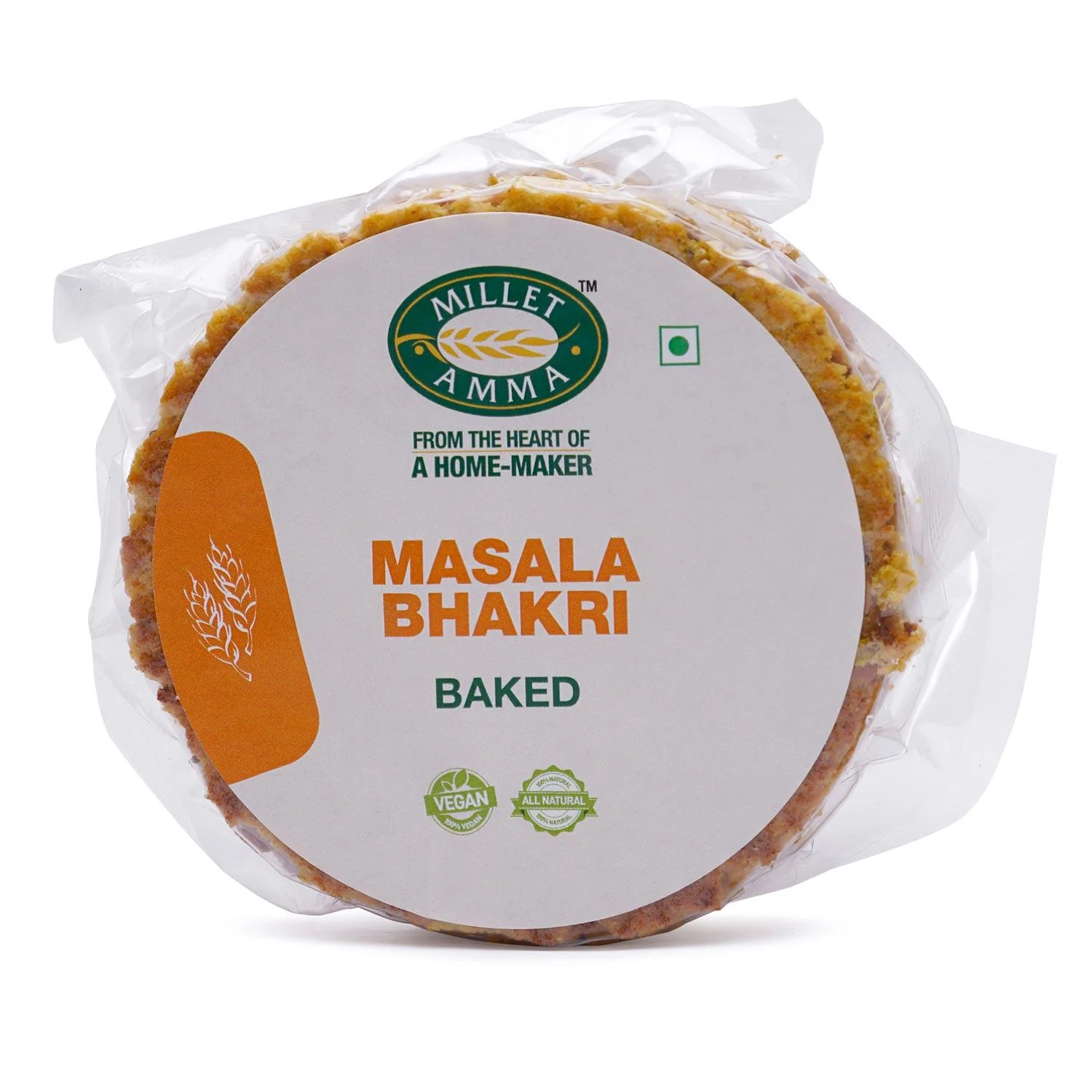 Show details for Millet Amma Baked Bhakri Masala - 180 GM Picture of Millet Amma Baked Bhakri Masala - 180 GM