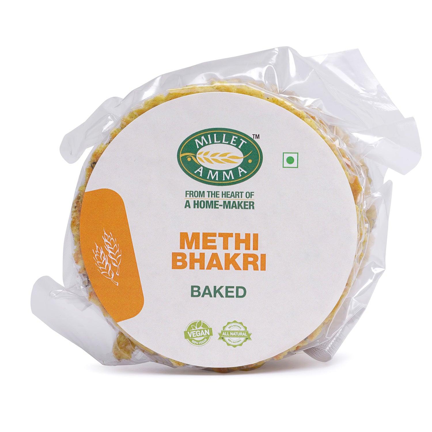 Show details for Millet Amma Methi Baked Bhakhri - 180 GM Picture of Millet Amma Methi Baked Bhakhri - 180 GM