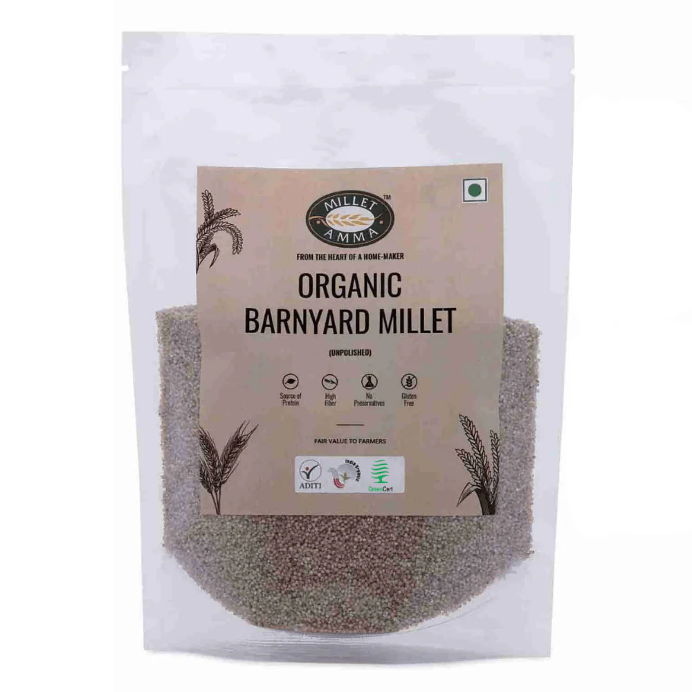 Show details for Millet Amma Barnyard Grains - 500 GM Picture of Millet Amma Barnyard Grains - 500 GM