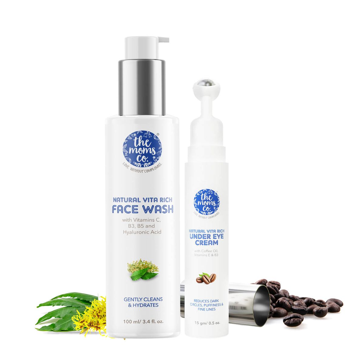 Picture of The Moms Co. Vita Rich Under Eye Car - 100 ML+15 GM - Combo