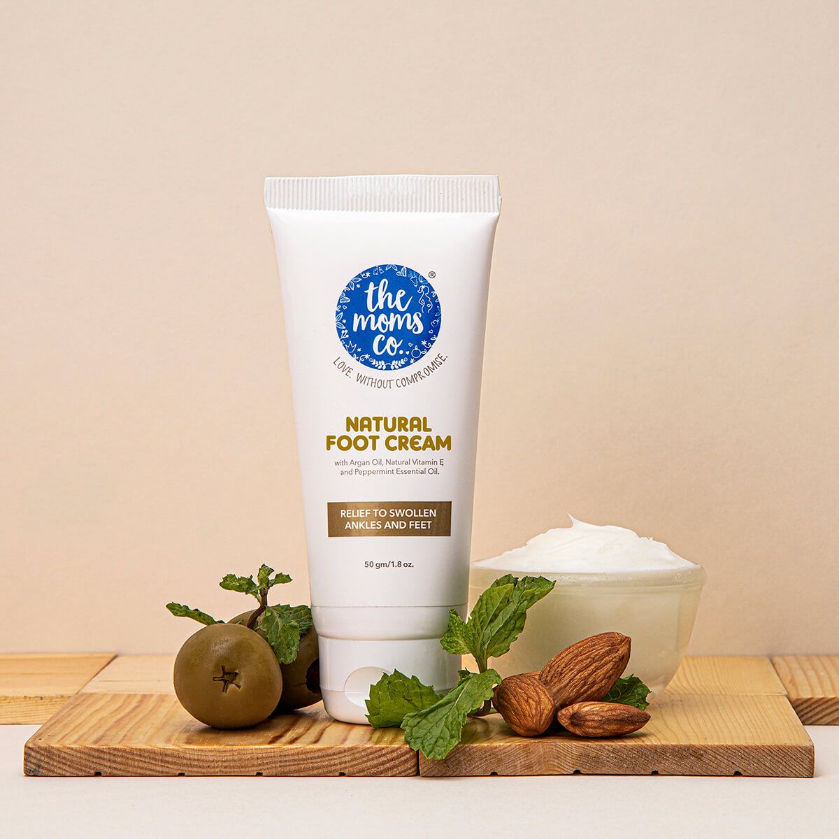 Picture of The Moms Co. Natural Foot Cream - 50 GM