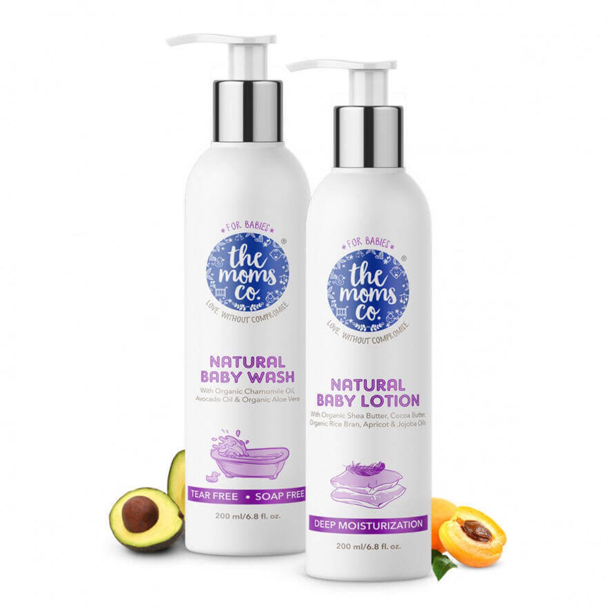 Picture of The Moms Co. Soft Baby Skin Bundle - 200 ML+ 200 ML