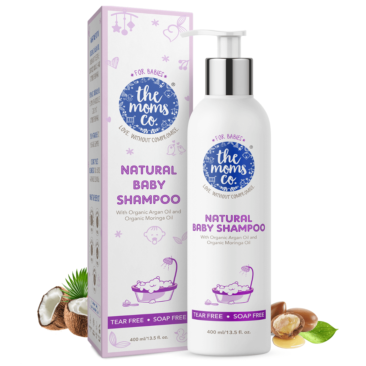 Picture of The Moms Co. Natural Baby Shampoo - 400 ML