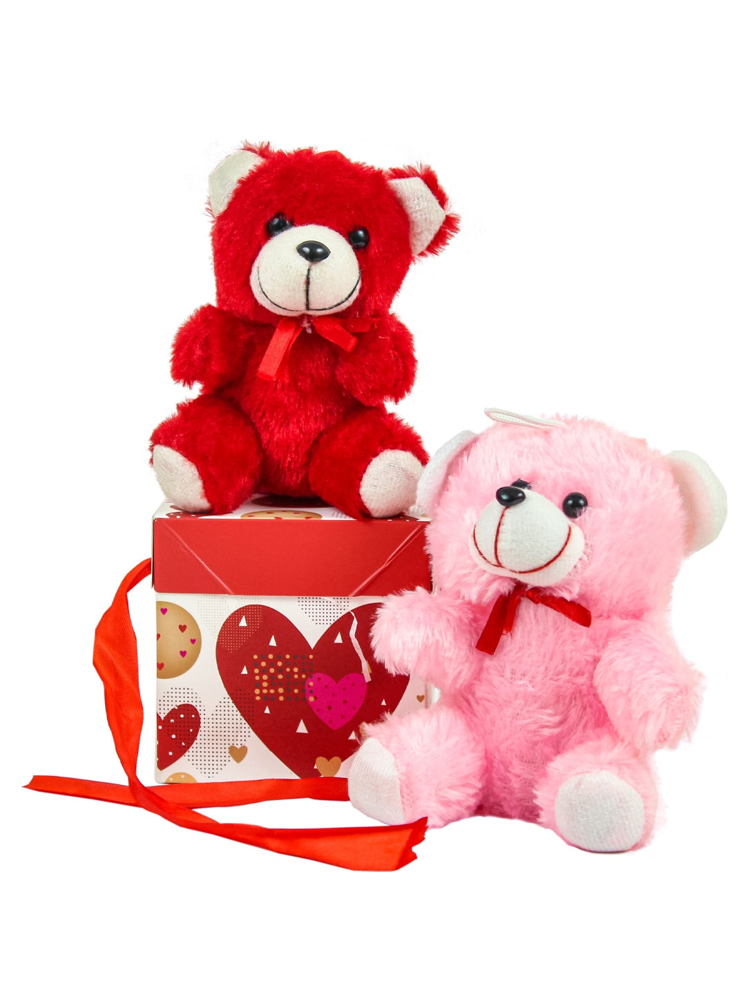 Picture of Tied Ribbons White & Red Valentine Special Gift Hamper