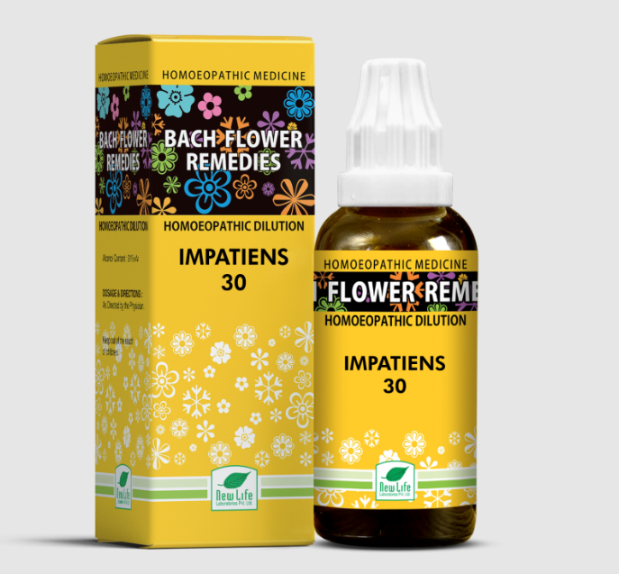 Show details for New Life Homeopathy Bach Flower Remedies Impatiens Dilution Picture of New Life Homeopathy Bach Flower Remedies Impatiens Dilution