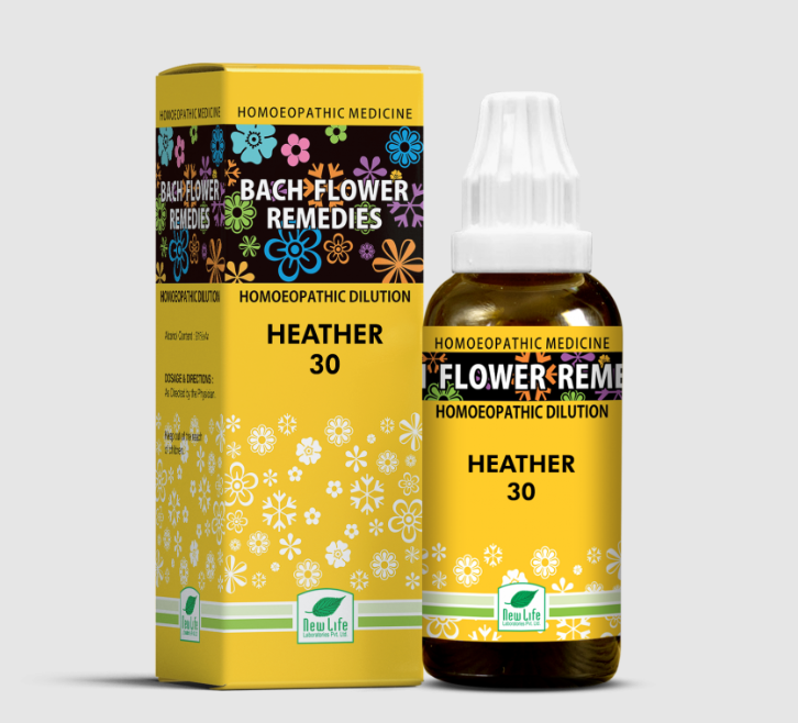 Show details for New Life Homeopathy Bach Flower Remedies Heather - 30 Dilution Picture of New Life Homeopathy Bach Flower Remedies Heather - 30 Dilution