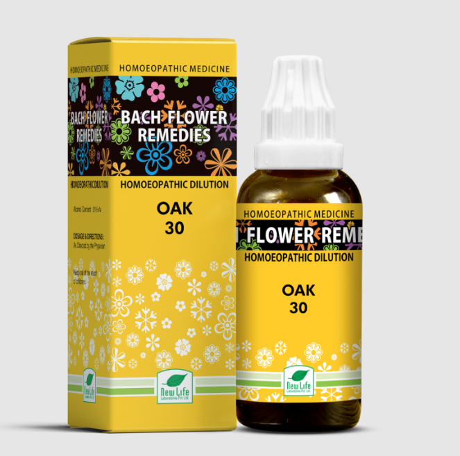 Show details for New Life Homeopathy Bach Flower Remedies Oak 30 Dilution Picture of New Life Homeopathy Bach Flower Remedies Oak 30 Dilution