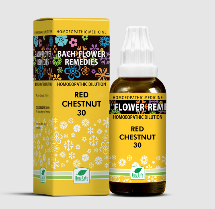 Show details for New Life Homeopathy Bach Flower Remedies Red Chestnut 30 Dilution Picture of New Life Homeopathy Bach Flower Remedies Red Chestnut 30 Dilution