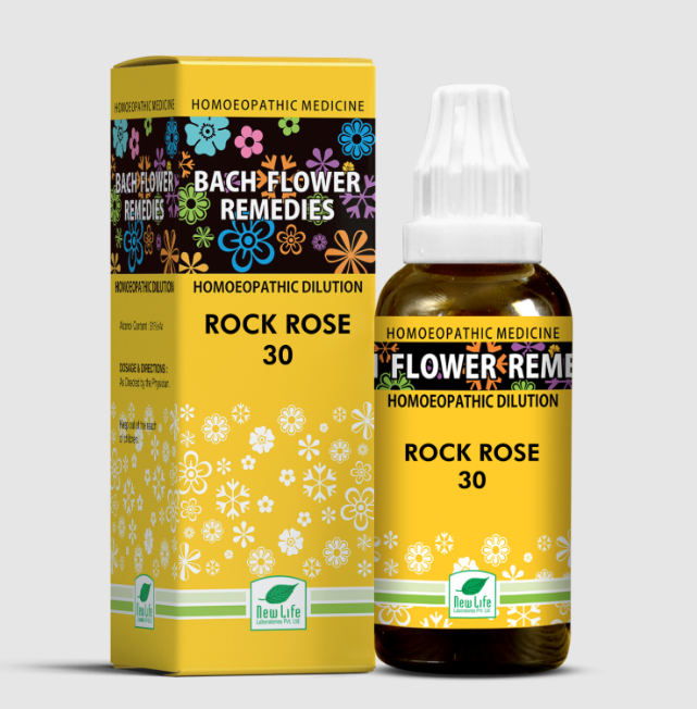 Picture of New Life Homeopathy Bach Flower Remedies Rock Rose Dilution