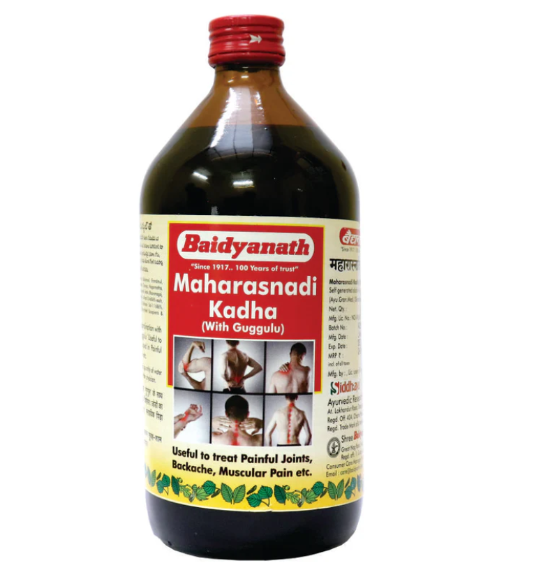 Show details for Baidyanath Maharasnadi Kadha with Guggulu  - 450 ML Picture of Baidyanath Maharasnadi Kadha with Guggulu  - 450 ML