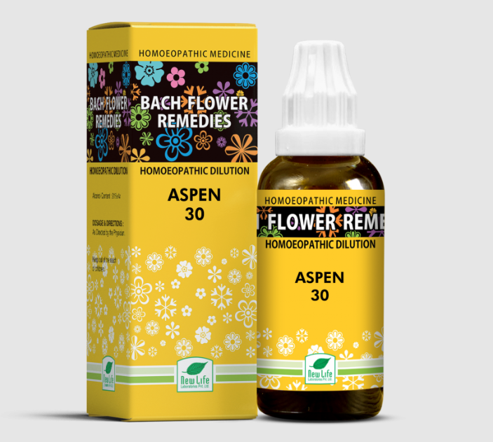 Picture of New Life Homeopathy Bach Flower Remedies Aspen Dilution