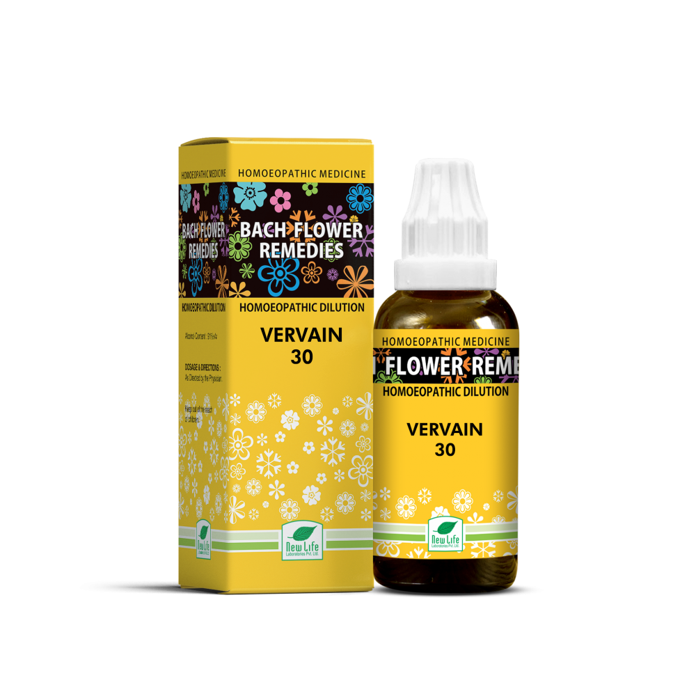 Show details for New Life Homeopathy Bach Flower Remedies Vervain Dilution Picture of New Life Homeopathy Bach Flower Remedies Vervain Dilution