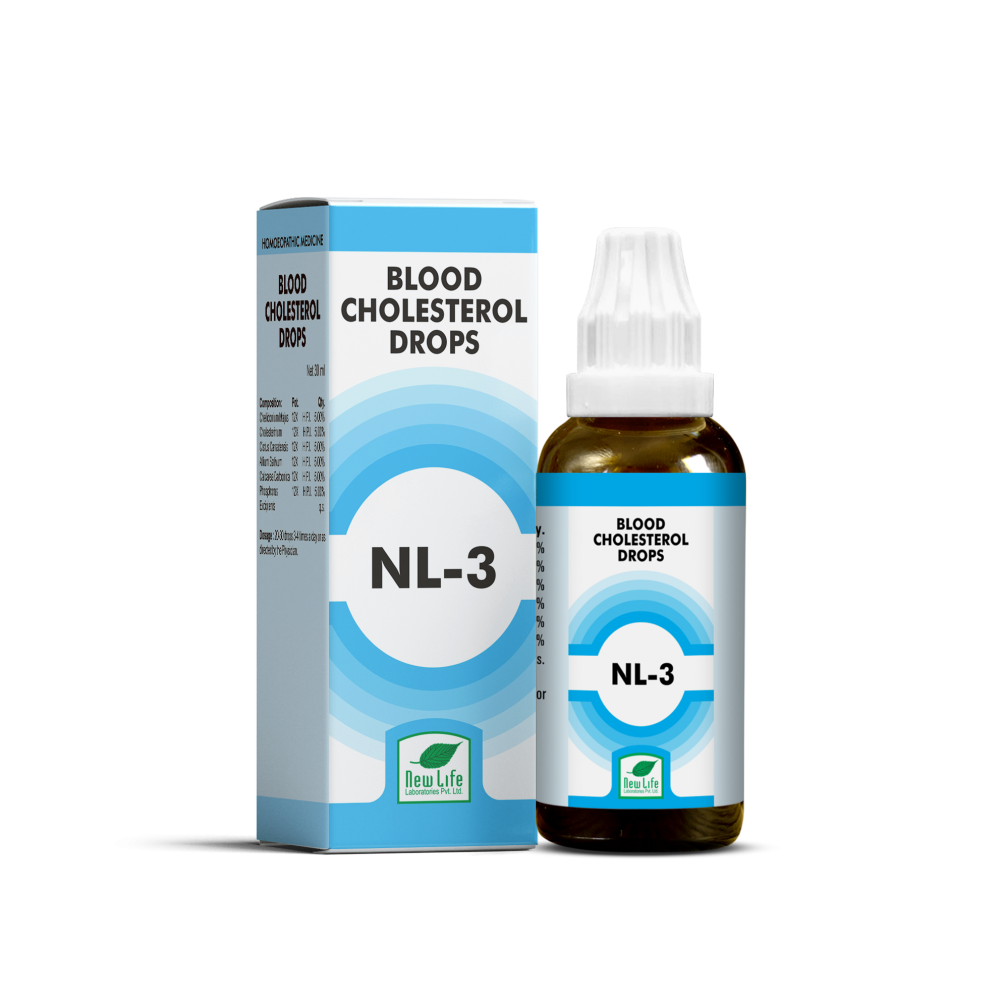 New Life NL-3 Blood Cholesterol Drops - 30 ML| Buy Indian Products ...