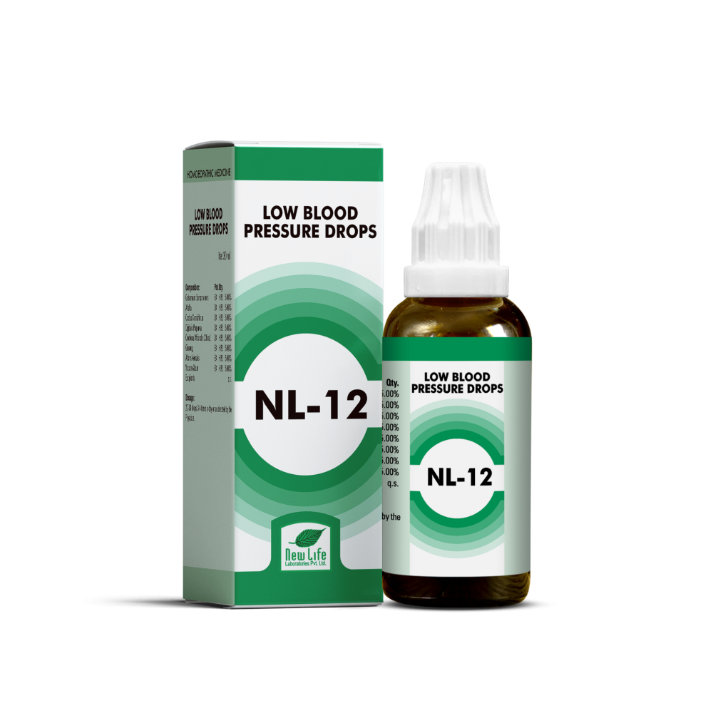 Picture of New Life NL-12 Low Blood Pressure Drops - 30 ML