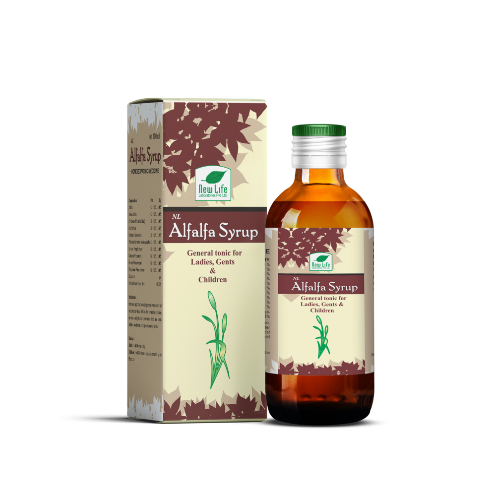 Show details for New Life Alfalfa Syrup - 200 ML Picture of New Life Alfalfa Syrup - 200 ML