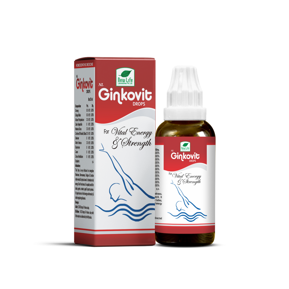 Show details for New Life Ginkovit Drops - 30 ML Picture of New Life Ginkovit Drops - 30 ML