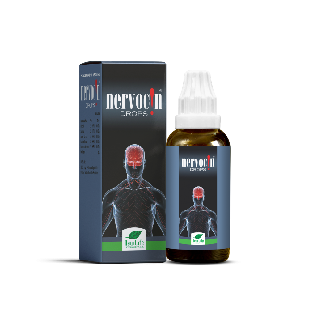 Show details for New Life Nervocin Drops - 30 ML Picture of New Life Nervocin Drops - 30 ML