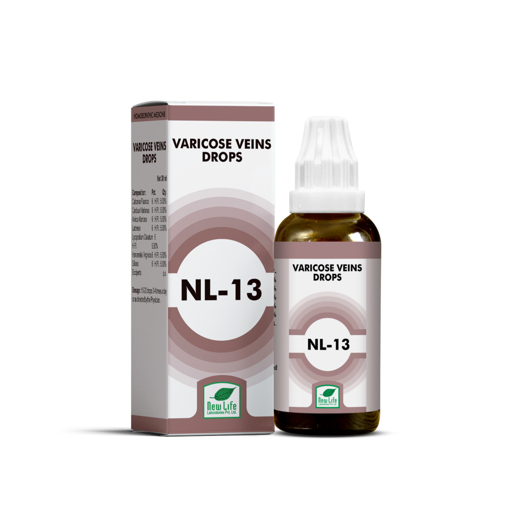 Picture of New Life NL-13 Varicose Veins Drops - 30 ML