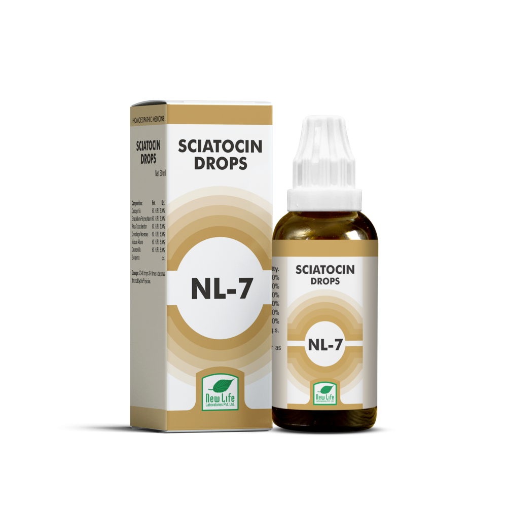 Show details for New Life NL-7 Sciatocin Drops - 30 ML Picture of New Life NL-7 Sciatocin Drops - 30 ML