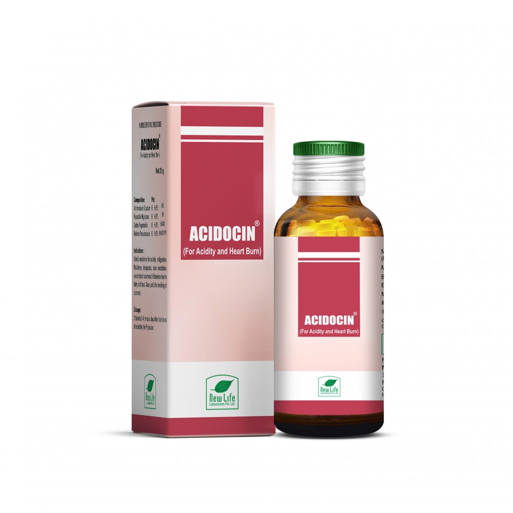 Show details for New Life Acidocin Tablet - 25 GM Picture of New Life Acidocin Tablet - 25 GM