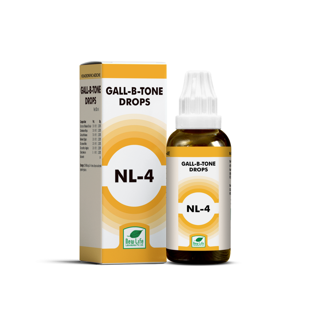 Show details for New Life NL-4 Gall B Tone Drops - 30 ML Picture of New Life NL-4 Gall B Tone Drops - 30 ML