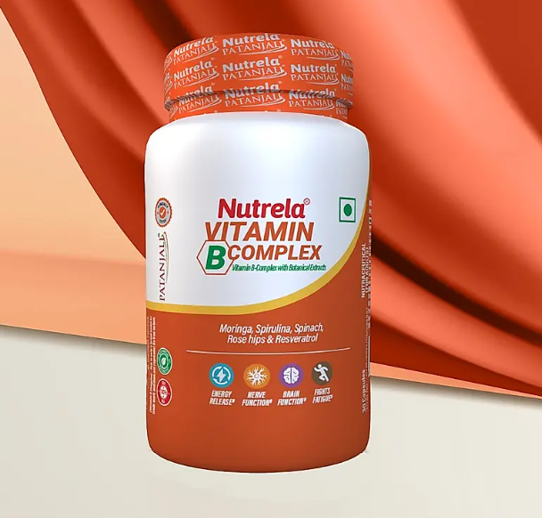 Show details for Patanjali Nutrela Vitamin B-Complex - 30 Capsules Picture of Patanjali Nutrela Vitamin B-Complex - 30 Capsules