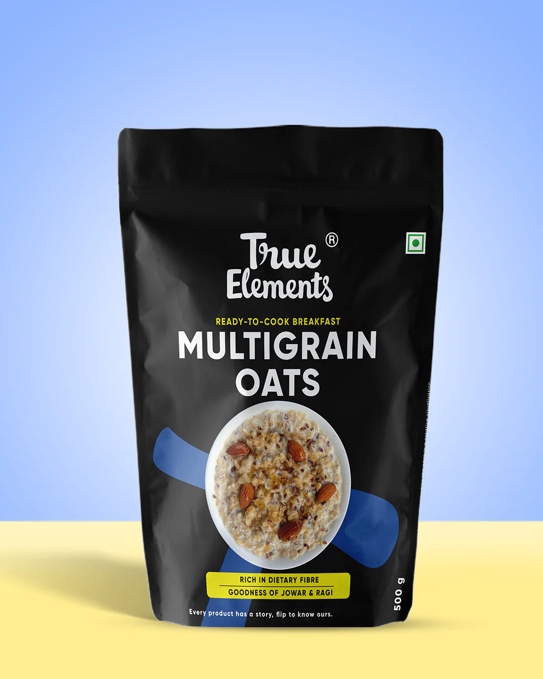 Show details for True Elements Multigrain Oats - 500 GM Picture of True Elements Multigrain Oats - 500 GM