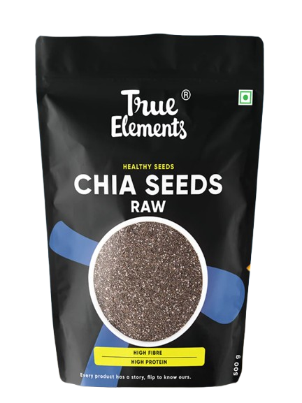 Picture of True Elements Raw Chia Seeds - 500 GM