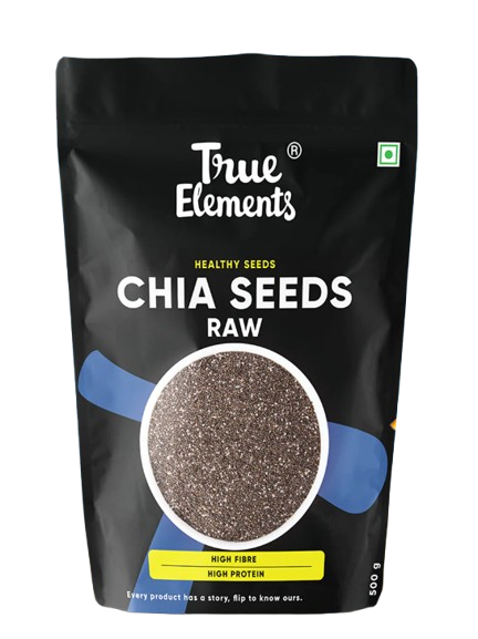 Show details for True Elements Raw Chia Seeds - 500 GM Picture of True Elements Raw Chia Seeds - 500 GM