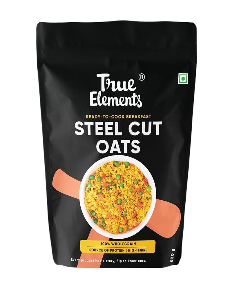 Picture of True Elements Steel Cut Oats - 500 GM