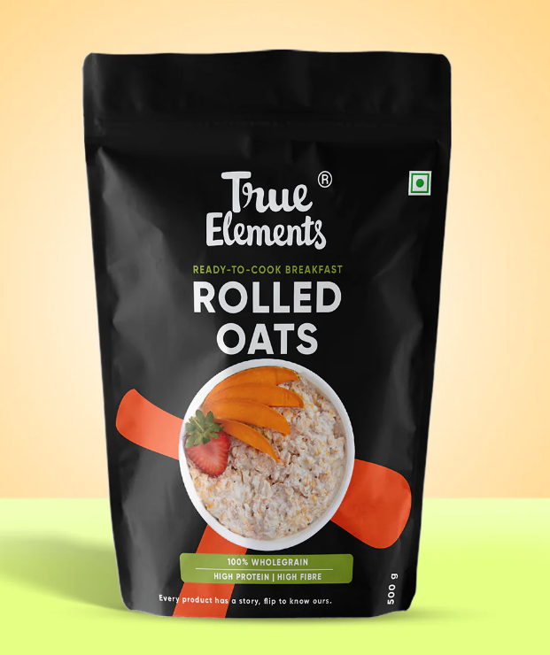 Picture of True Elements Rolled Oats Gluten Free - 500 GM