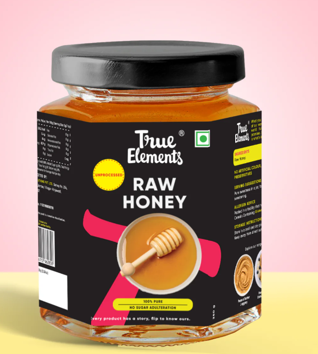 Picture of True Elements Raw Honey - 350 GM