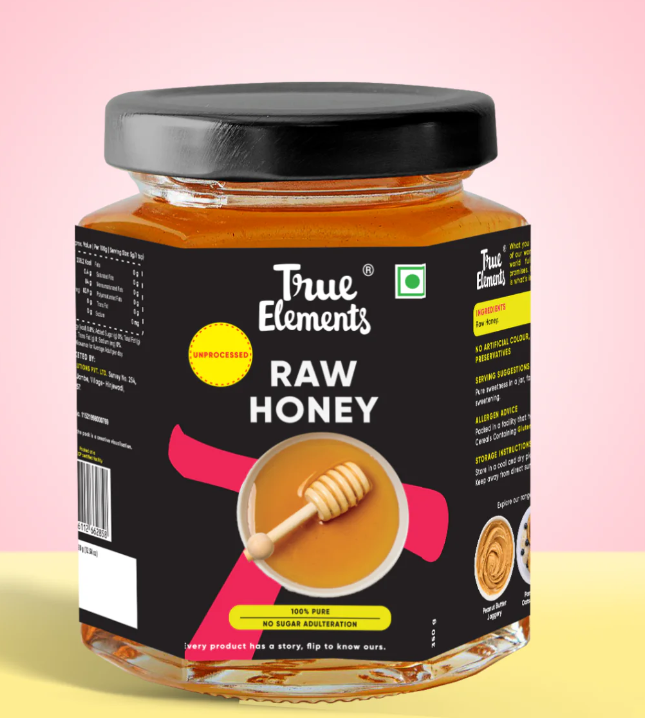 Show details for True Elements Raw Honey - 350 GM Picture of True Elements Raw Honey - 350 GM