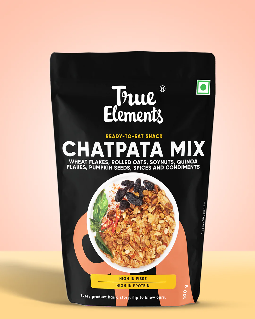 Show details for True Elements Chatpata Mix - 100 GM Picture of True Elements Chatpata Mix - 100 GM